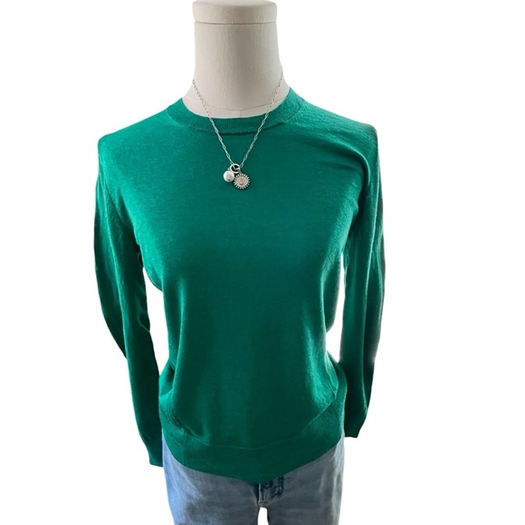 Banana Republic Sweaters - Banana Republic Lightweight Silk Cotton Sweater Green women XS